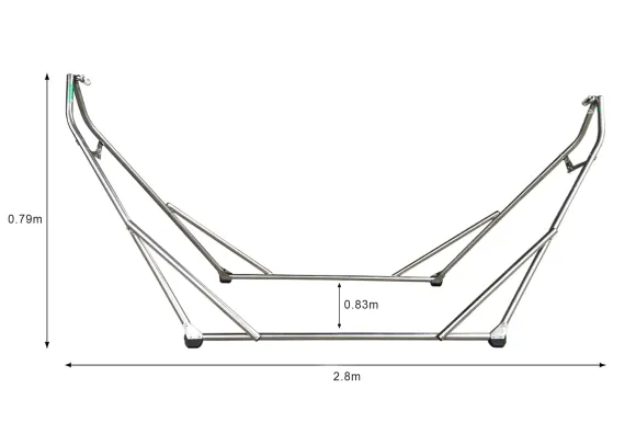Khung Võng Kiểu Quá Sướng INOX - Cỡ Đại