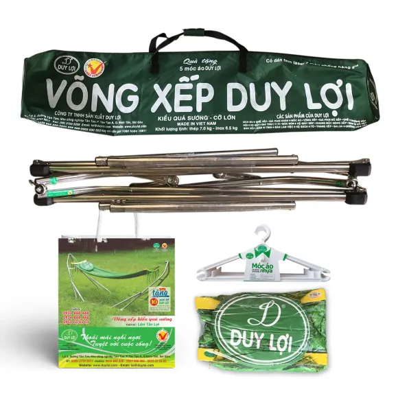 Bộ Võng Xếp INOX - Cỡ Lớn