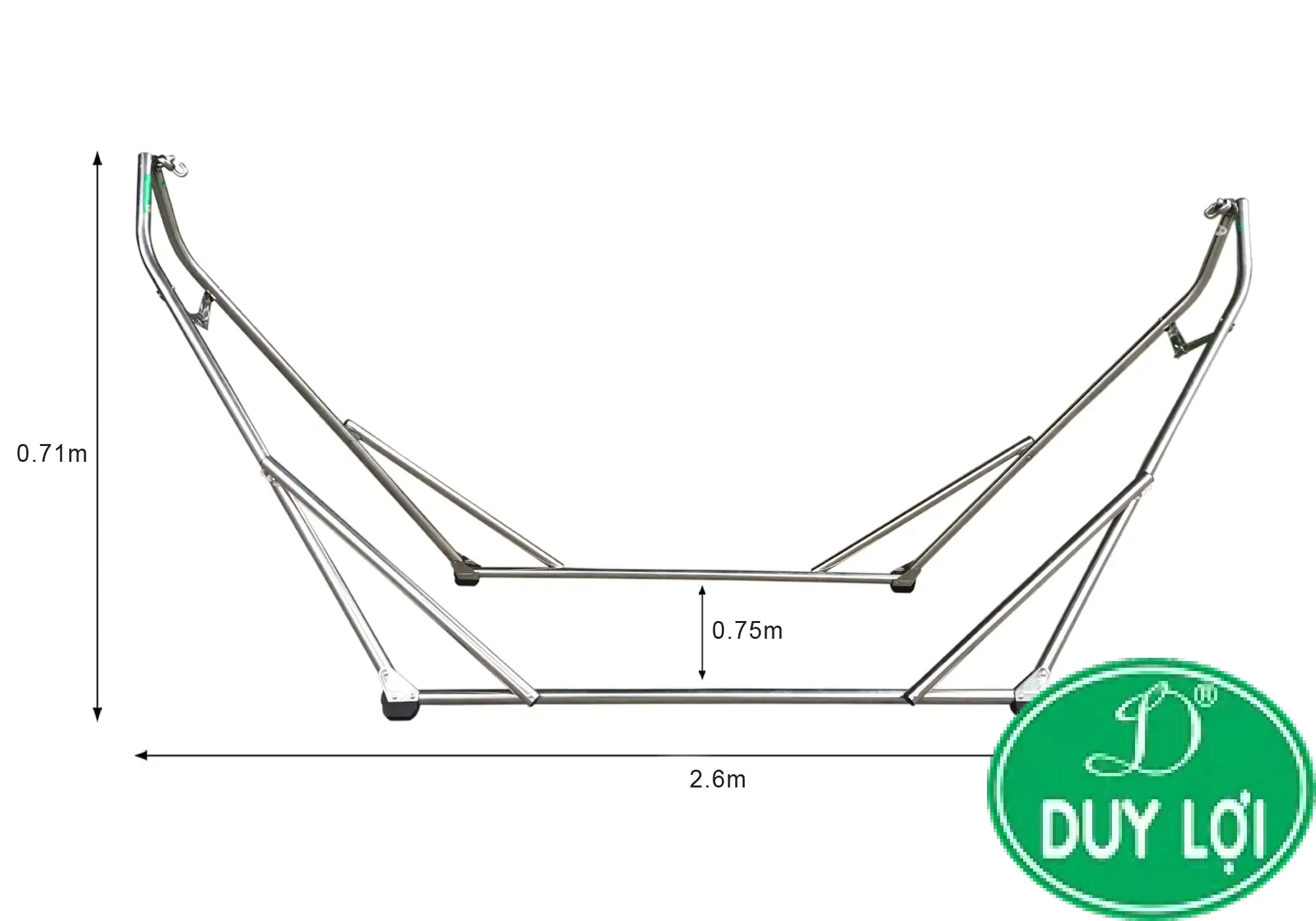 Khung Võng Kiểu Quá Sướng INOX - Cỡ Lớn